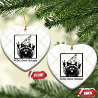 Vintage Raccoon Ceramic Ornament Retro Silly Trash Panda Meme - Wonder Print Shop