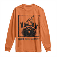 Vintage Raccoon Long Sleeve Shirt Retro Silly Trash Panda Meme - Wonder Print Shop