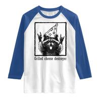 Vintage Raccoon Raglan Shirt Retro Silly Trash Panda Meme - Wonder Print Shop