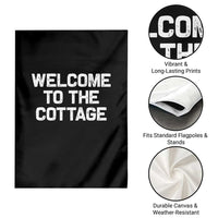 Welcome To The Cottage Garden Flag