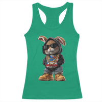 Bunny Puerto Rican Flag Racerback Tank Top Puerto Rican Taino Boricua Vibes