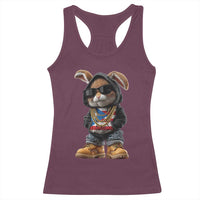Bunny Puerto Rican Flag Racerback Tank Top Puerto Rican Taino Boricua Vibes