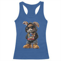 Bunny Puerto Rican Flag Racerback Tank Top Puerto Rican Taino Boricua Vibes