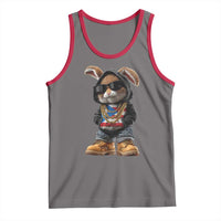 Bunny Puerto Rican Flag Tank Top Puerto Rican Taino Boricua Vibes