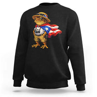 Coqui Frog Puerto Rico Flag Sweatshirt Puerto Rican Taino Boricua Vibes