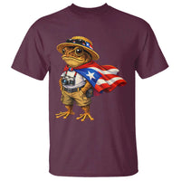 Coqui Frog Puerto Rico Flag T Shirt Puerto Rican Taino Boricua Vibes