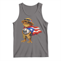 Coqui Frog Puerto Rico Flag Tank Top Puerto Rican Taino Boricua Vibes
