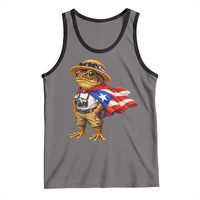 Coqui Frog Puerto Rico Flag Tank Top Puerto Rican Taino Boricua Vibes