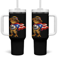 Coqui Frog Puerto Rico Flag Tumbler With Handle Puerto Rican Taino Boricua Vibes