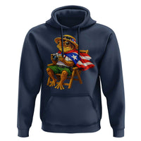 Funny Coqui Frog Puerto Rico Flag Hoodie Puerto Rican Taino Boricua Hispanic
