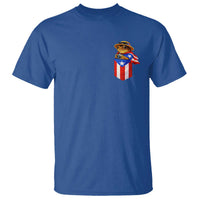 Funny Coqui Frog Puerto Rico Flag T Shirt Puerto Rican Taino Buricua Pocket Borinquen