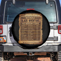 Black Inventors Spare Tire Cover Afro African Melanin Black History Month Juneteenth