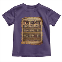 Black Inventors Toddler T Shirt Afro African Melanin Black History Month Juneteenth