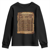 Black Inventors Youth Sweatshirt Afro African Melanin Black History Month Juneteenth