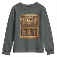 Black Inventors Youth Sweatshirt Afro African Melanin Black History Month Juneteenth