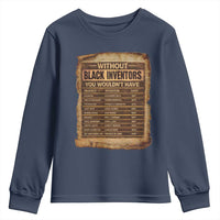 Black Inventors Youth Sweatshirt Afro African Melanin Black History Month Juneteenth