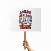 Abolish Ice Protest Protest Sign Retro Protest No Human Is Illegal