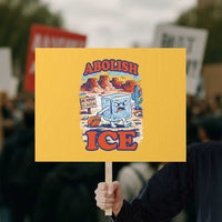 Abolish Ice Protest Protest Sign Retro Protest No Human Is Illegal