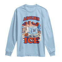 Abolish Ice Protest Long Sleeve Shirt Retro Protest No Human Is Illegal