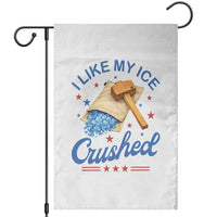 Subtle Abolish ICE Garden Flag Funny Vintage I Like My Ice Crushed