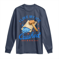 Subtle Abolish ICE Long Sleeve Shirt Funny Vintage I Like My Ice Crushed
