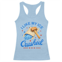 Subtle Abolish ICE Racerback Tank Top Funny Vintage I Like My Ice Crushed
