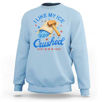 Subtle Abolish ICE Sweatshirt Funny Vintage I Like My Ice Crushed
