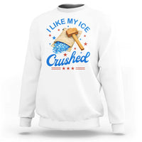 Subtle Abolish ICE Sweatshirt Funny Vintage I Like My Ice Crushed