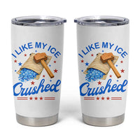 Subtle Abolish ICE Tumbler Cup Funny Vintage I Like My Ice Crushed