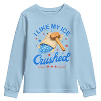 Subtle Abolish ICE Youth Sweatshirt Funny Vintage I Like My Ice Crushed