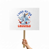 Subtle Abolish ICE Protest Sign Vintage I Like My Ice Crushed