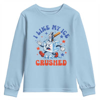 Subtle Abolish ICE Youth Sweatshirt Vintage I Like My Ice Crushed