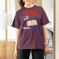 Patriotic Bookish 4th Of July Read White Blue Since 1776 T Shirt For Women