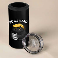 No ICE Protest 4 in 1 Can Cooler Tumbler Is He Dead Yet Black Cat Meme
