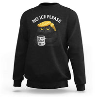 No ICE Protest Sweatshirt Is He Dead Yet Black Cat Meme