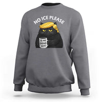 No ICE Protest Sweatshirt Is He Dead Yet Black Cat Meme