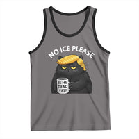 No ICE Protest Tank Top Is He Dead Yet Black Cat Meme