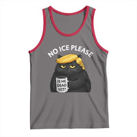 No ICE Protest Tank Top Is He Dead Yet Black Cat Meme