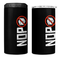 No ICE Protest 4 in 1 Can Cooler Tumbler Nope Sign Vertical