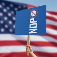 No ICE Protest Protest Sign Nope Sign Vertical