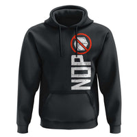 No ICE Protest Hoodie Nope Sign Vertical