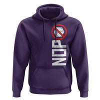 No ICE Protest Hoodie Nope Sign Vertical