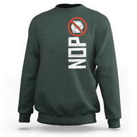 No ICE Protest Sweatshirt Nope Sign Vertical