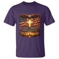 250th Anniversary USA T Shirt 1776 2026 4th of July Patriotic Us 250 Flag