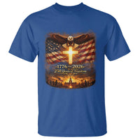 250th Anniversary USA T Shirt 1776 2026 4th of July Patriotic Us 250 Flag