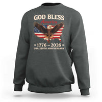God Bless America 250th Anniversary Sweatshirt 250 Years USA 4th Of July