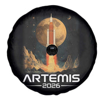 Launch To The Moon Mission Spare Tire Cover