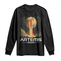Launch To The Moon Mission Long Sleeve Shirt