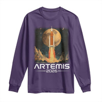Launch To The Moon Mission Long Sleeve Shirt