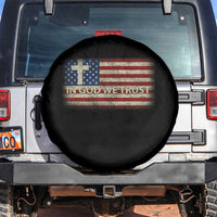 In God We Trust Christian US Flag Spare Tire Cover